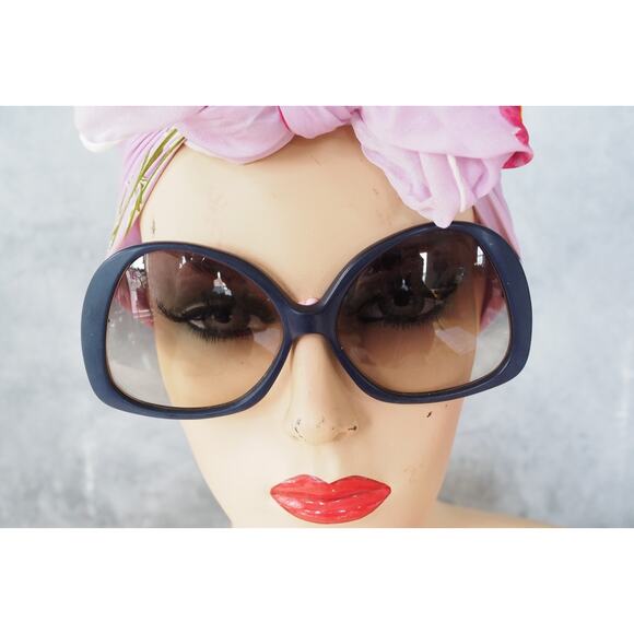 Vintage Pierre Cardin 1970s Sunglasses Butterfly Grandma Chic Retro Disco France